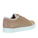 Xti Kids Nude glitter textile shoes